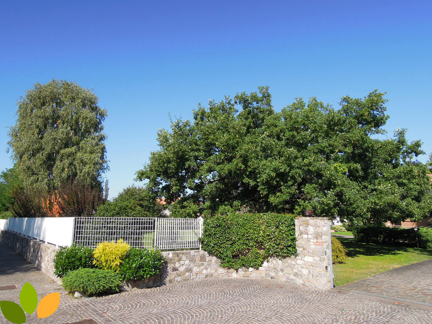Ingresso e parco privato in Tarcento